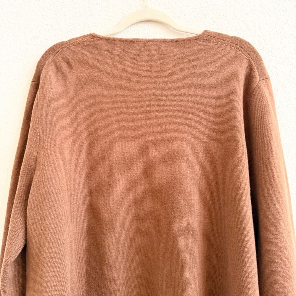 J.Crew Giselle Sweaterblazer in Heather Walnut Brown Merino Wool Blend Cardigan - Picture 13 of 15